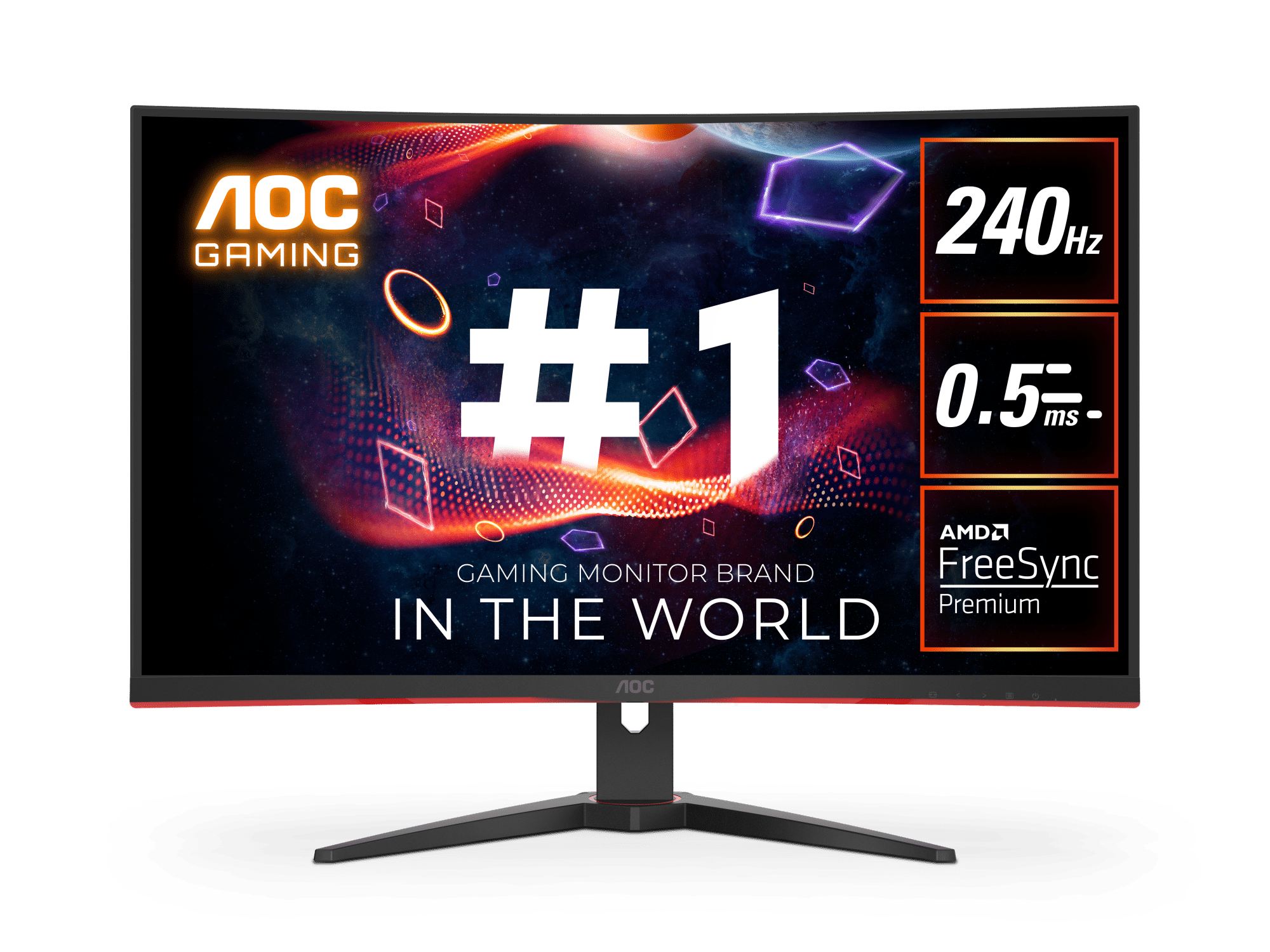 AOC C32G2ZE 32 FHD 240Hz Curved Gaming Monitor - JB Hi-Fi